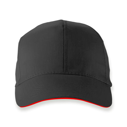 Black with Red