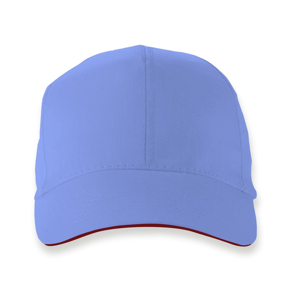 Light Blue with Maroon