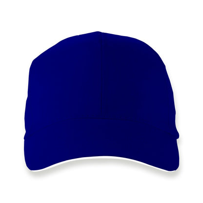 Navy Blue with White