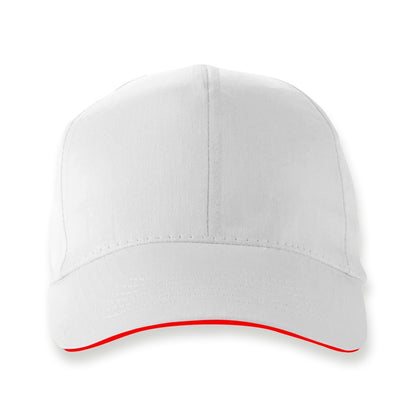 White with Red
