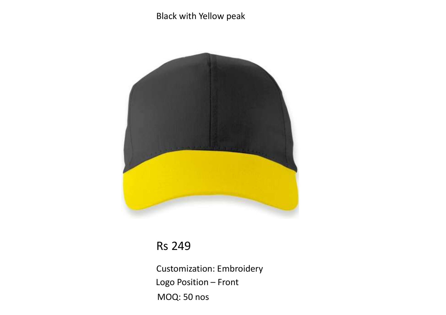 Black with Yellow