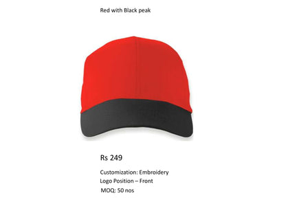 Red with Black