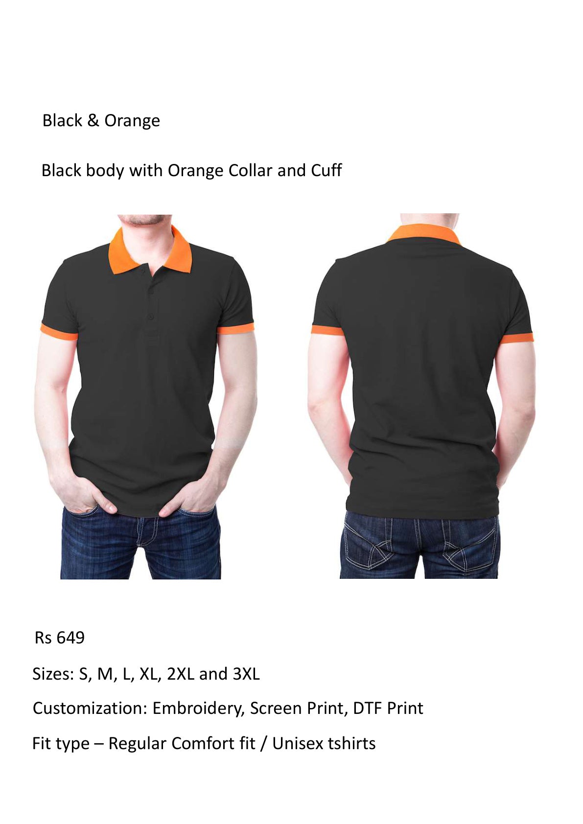 Black & Orange
