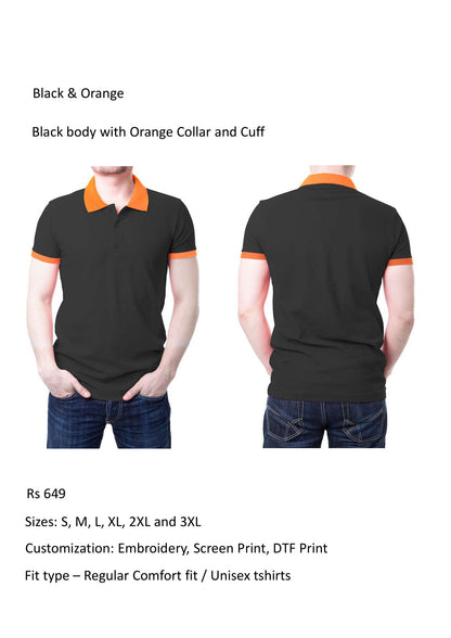 Black & Orange