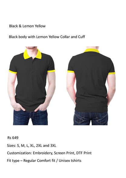 Black & Lemon Yellow
