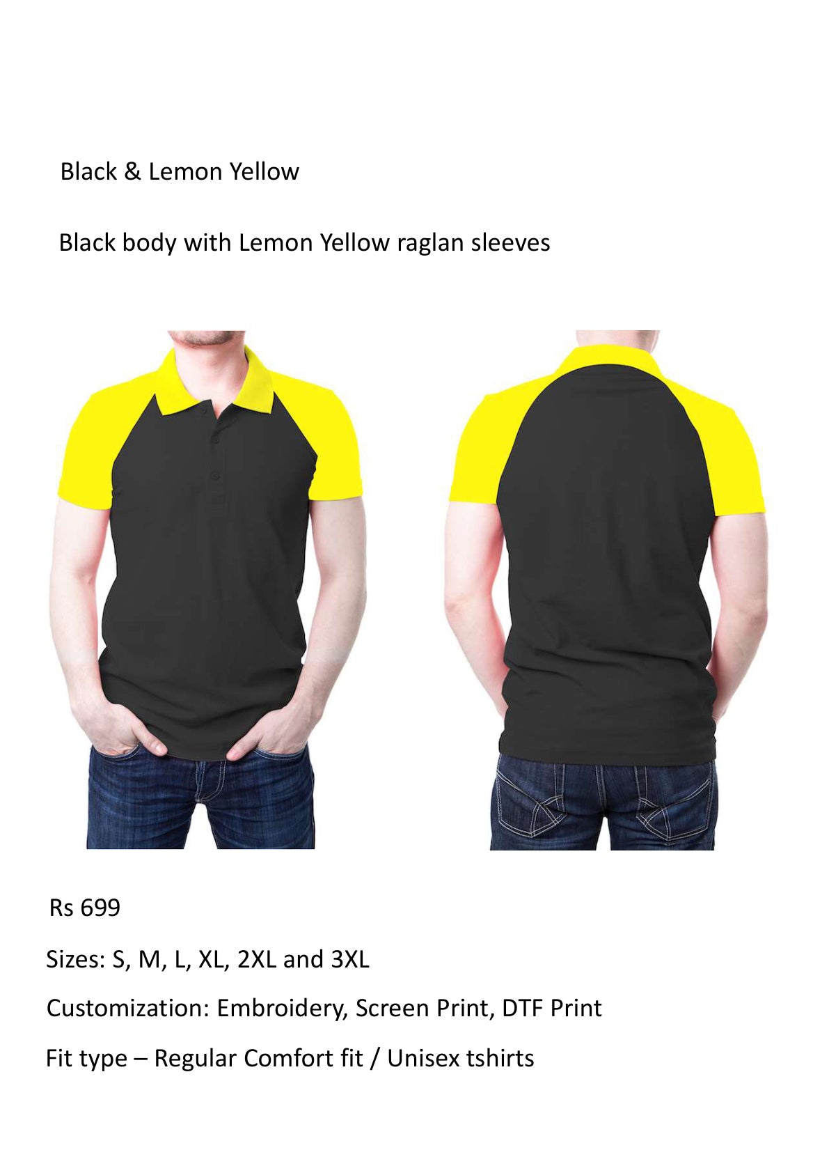 Black & Lemon Yellow