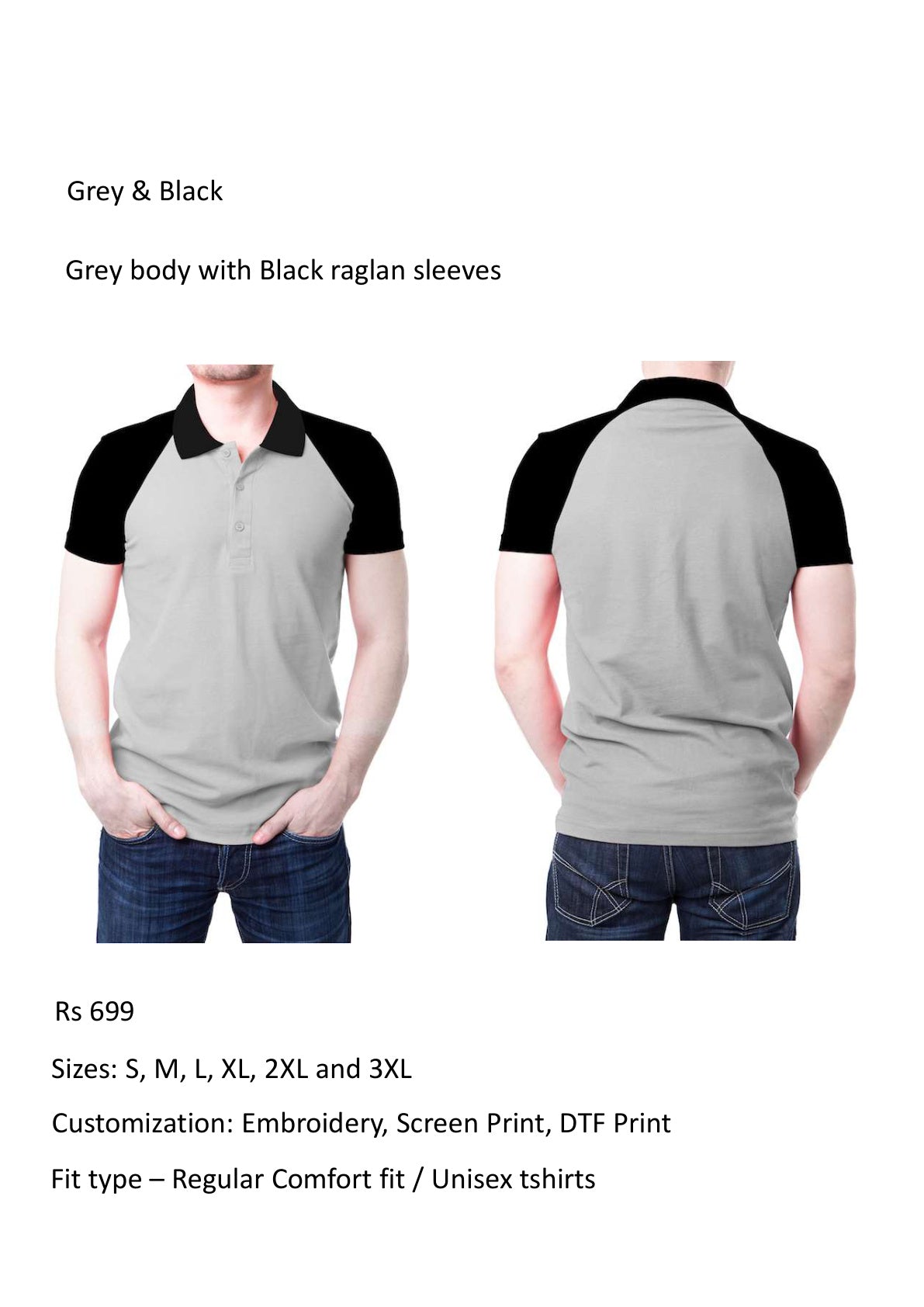 Grey & Black