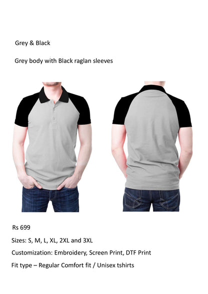 Grey & Black