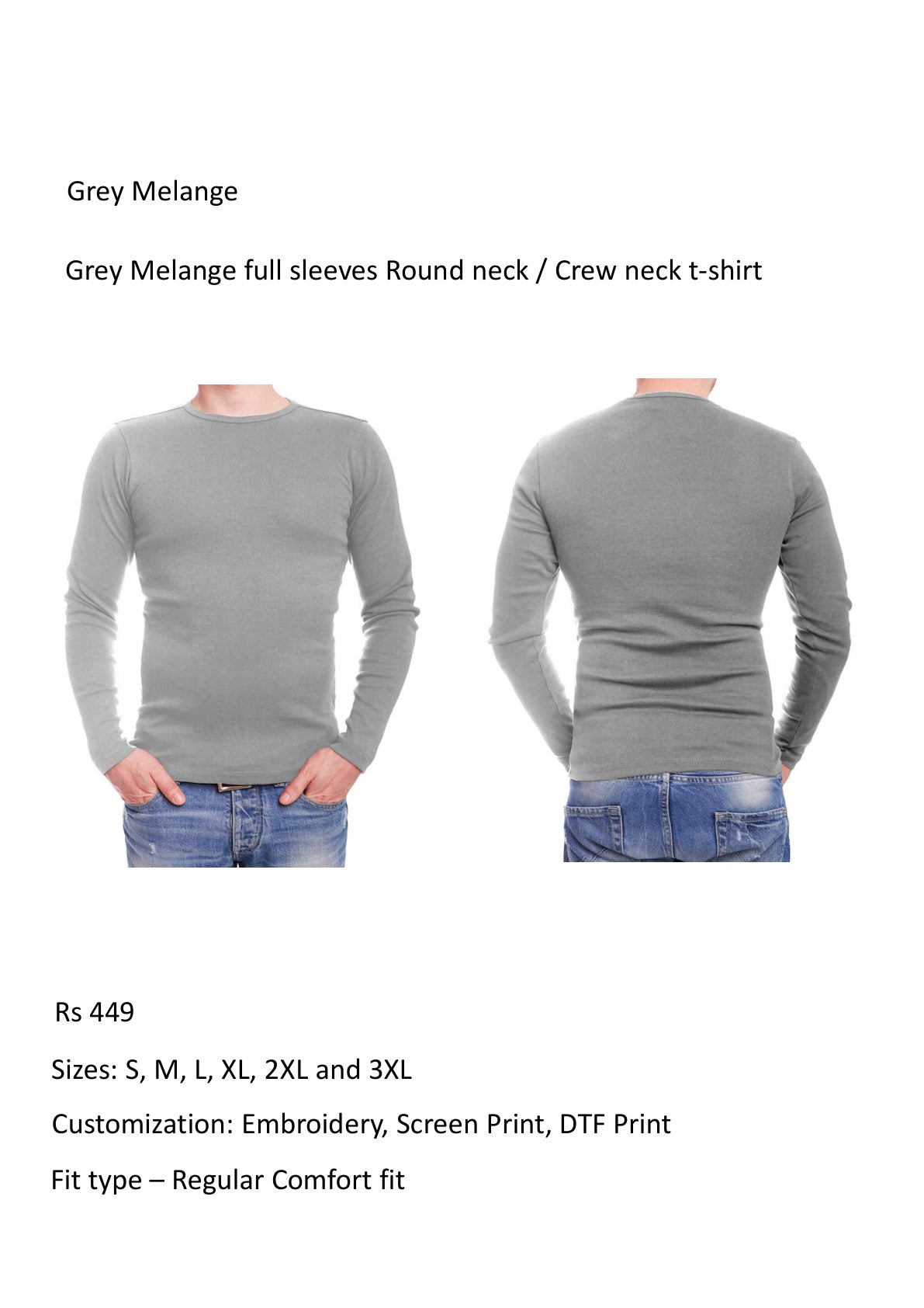 Grey Melange