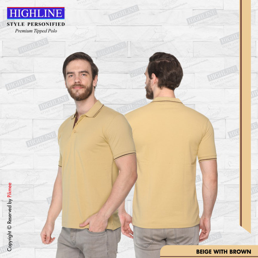 Beige with Brown