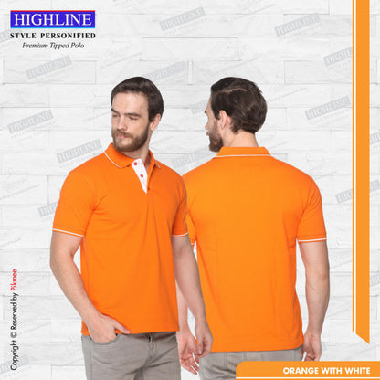 Orange with White