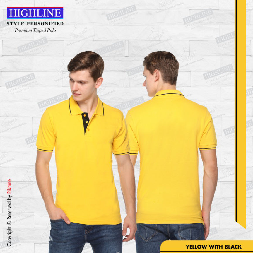 Yellow with Black