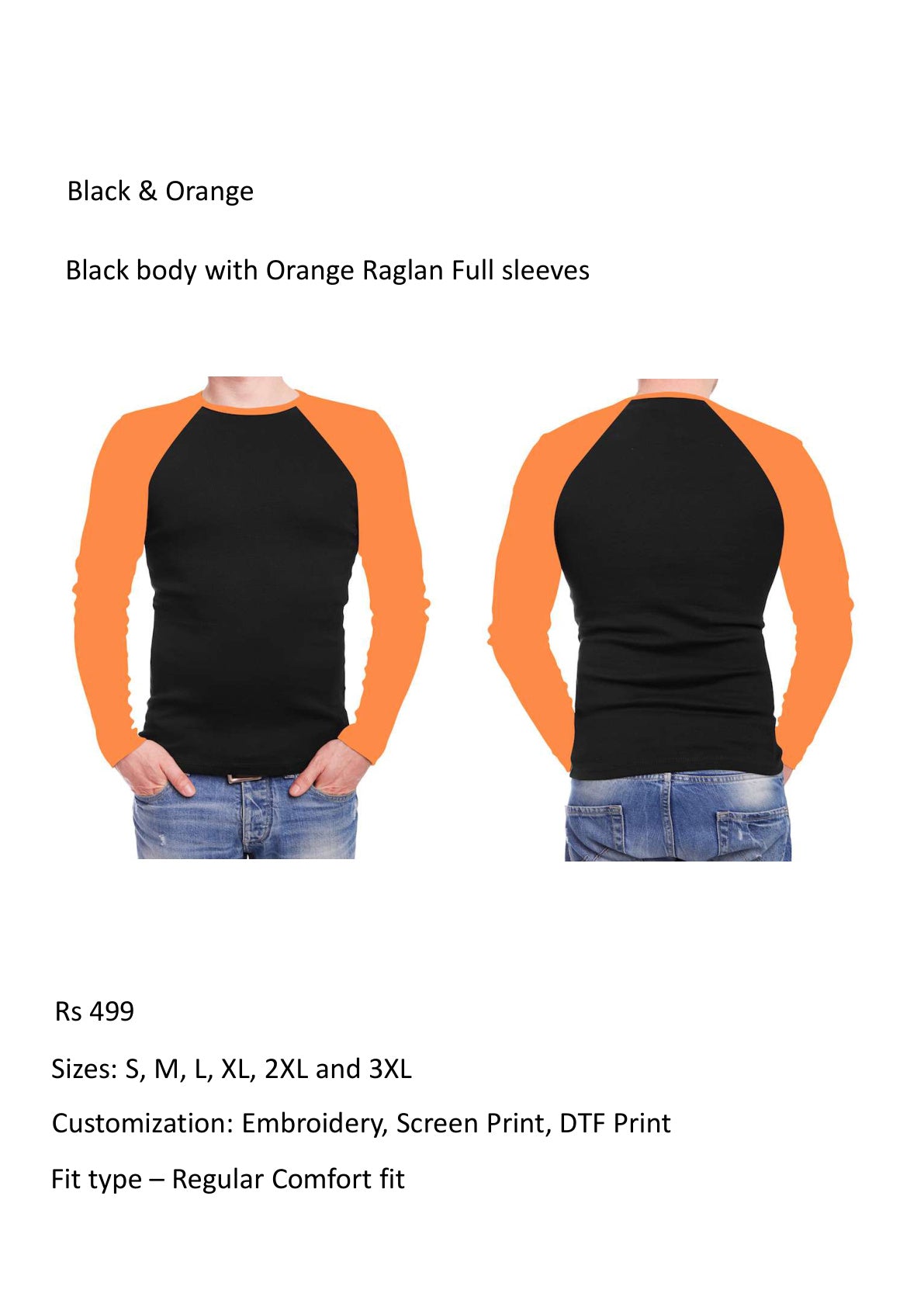 Black & Orange