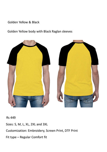 Golden Yellow & Black