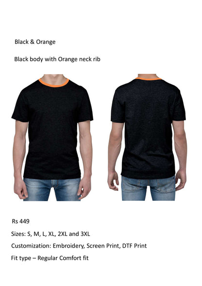 Black & Orange