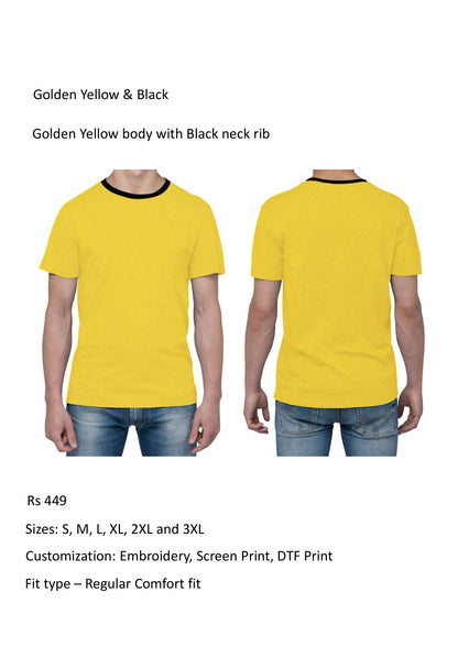 Golden Yellow & Black