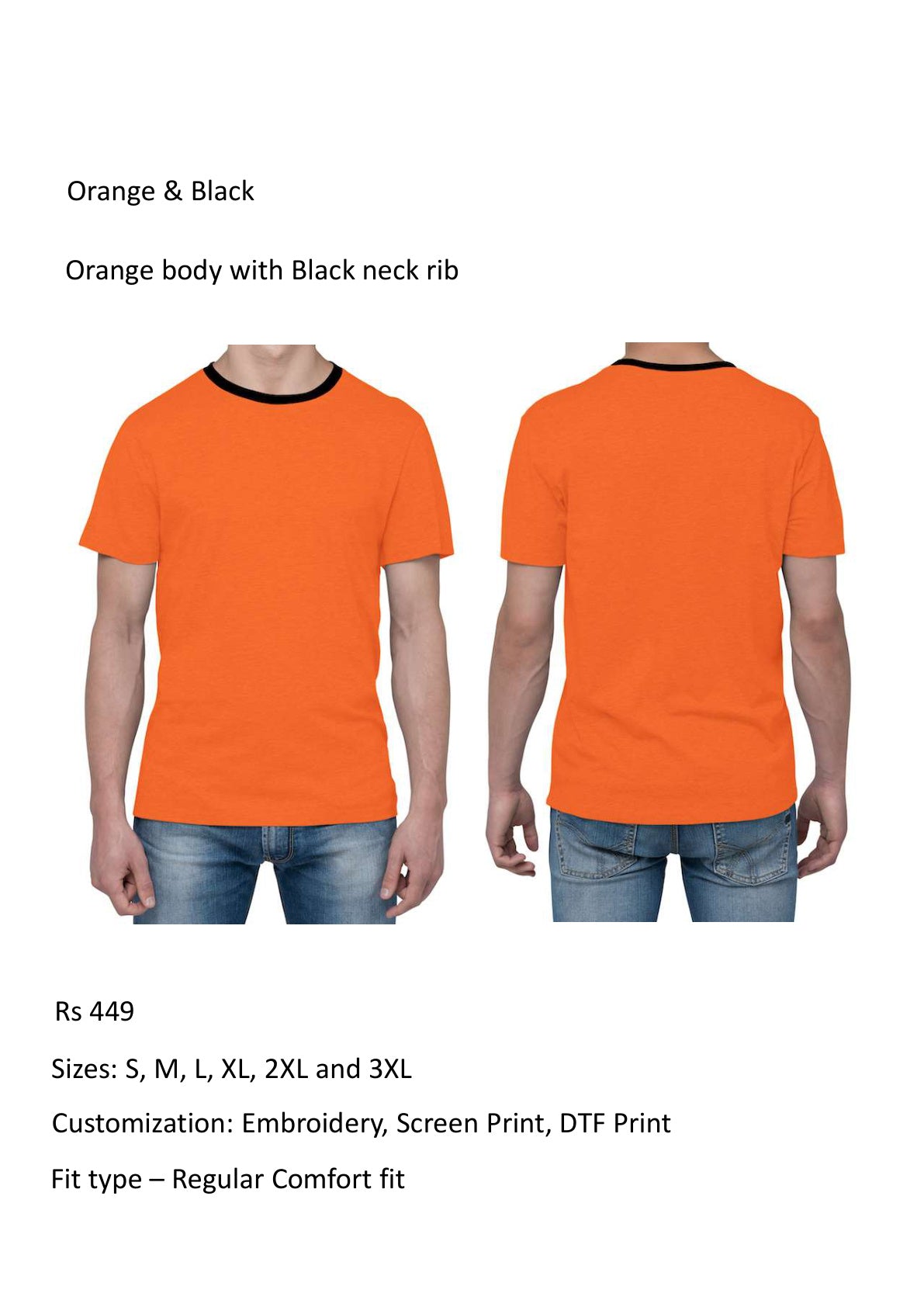 Orange & Black