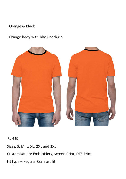 Orange & Black