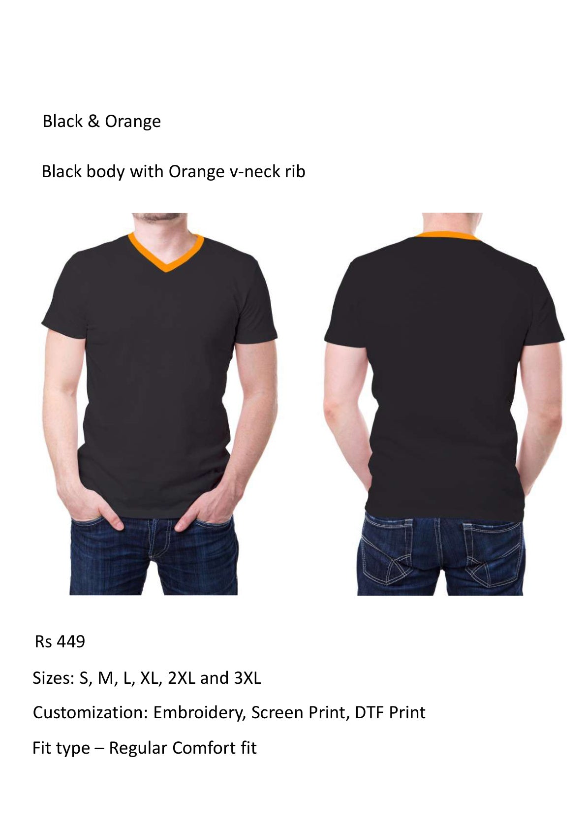 Black & Orange