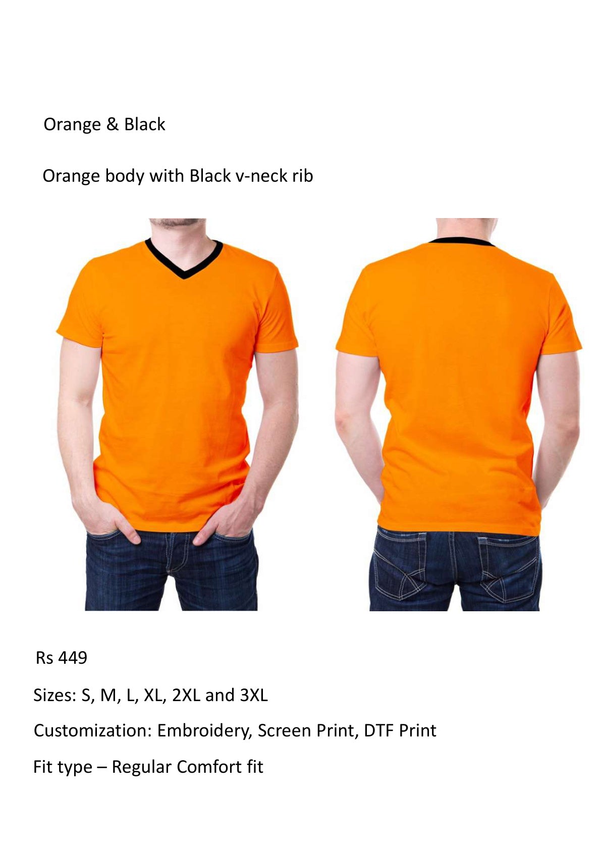 Orange & Black