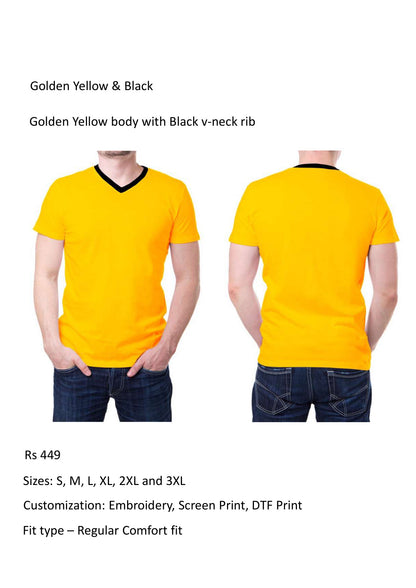 Golden Yellow & Black
