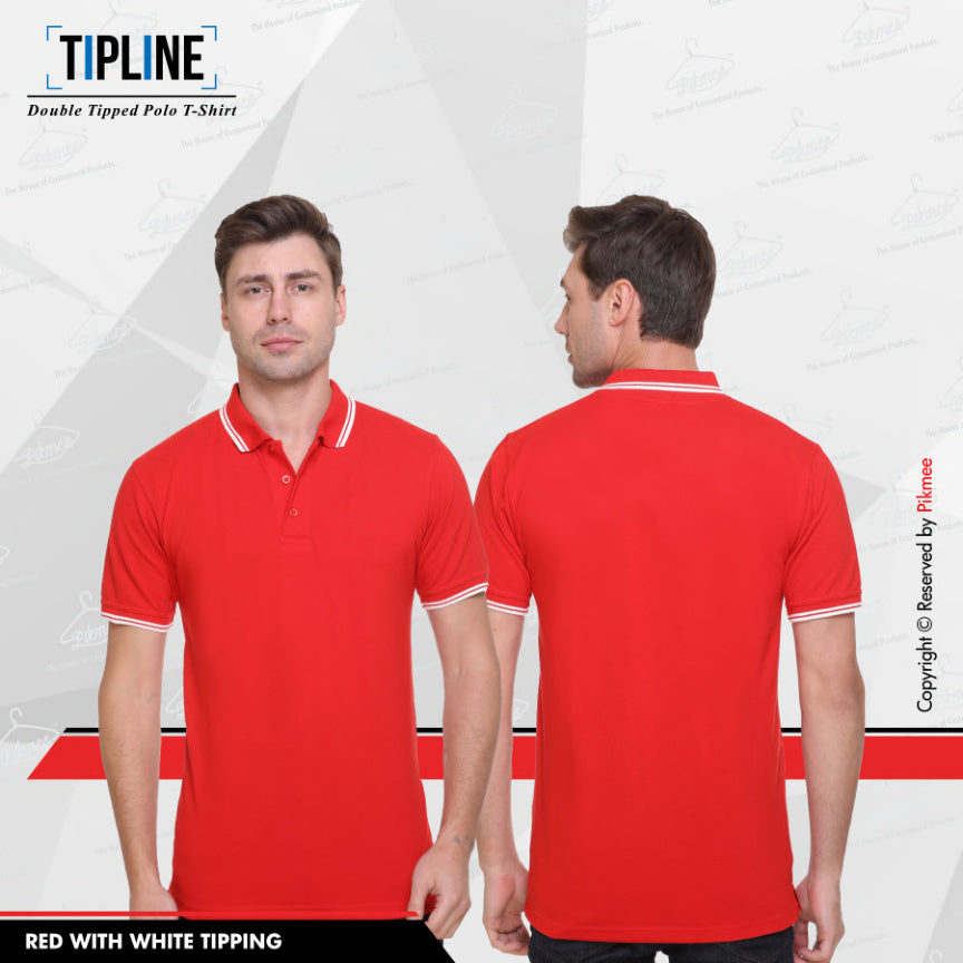 Red with White double tipping