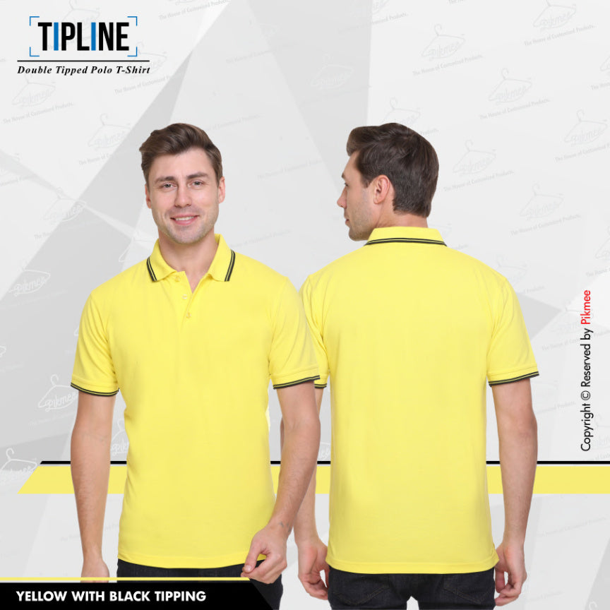 Yellow with Black double tipping