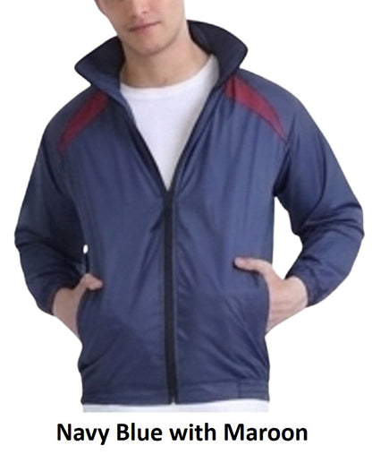 Navy Blue with Maroon